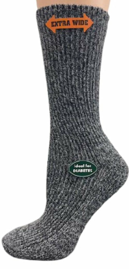 Women's Socks for Hiking with Extra Wide Calf - Great for the Outdoors