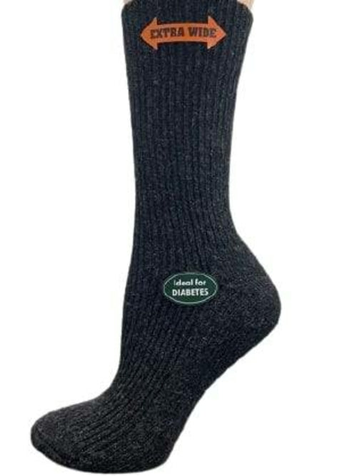 Women's Socks for Hiking with Extra Wide Calf - Great for the Outdoors