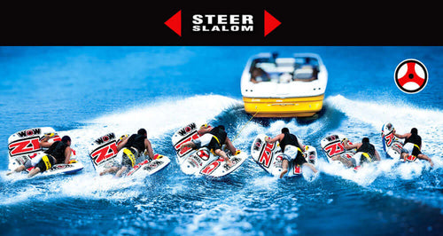WOW Watersports Zig Zag 1 Person Steerable and Towable Water Tube