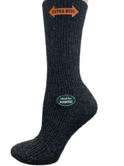 Women's Socks for Hiking with Extra Wide Calf - Great for the Outdoors