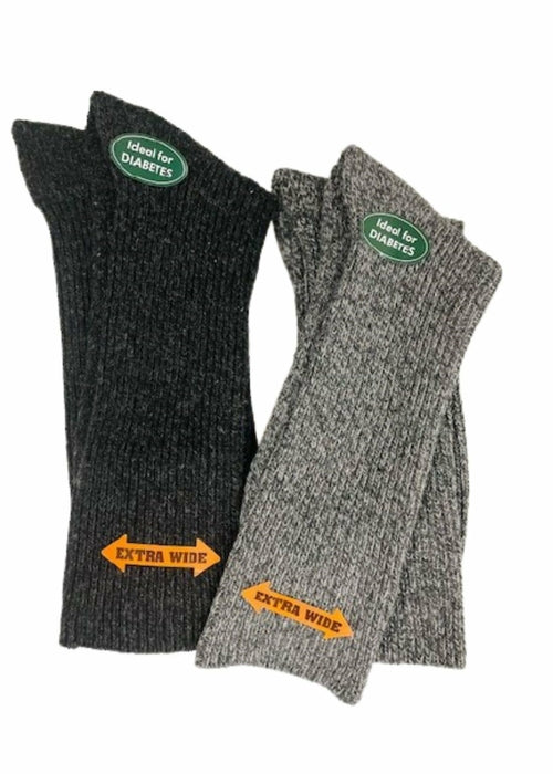 Women's Socks for Hiking with Extra Wide Calf - Great for the Outdoors