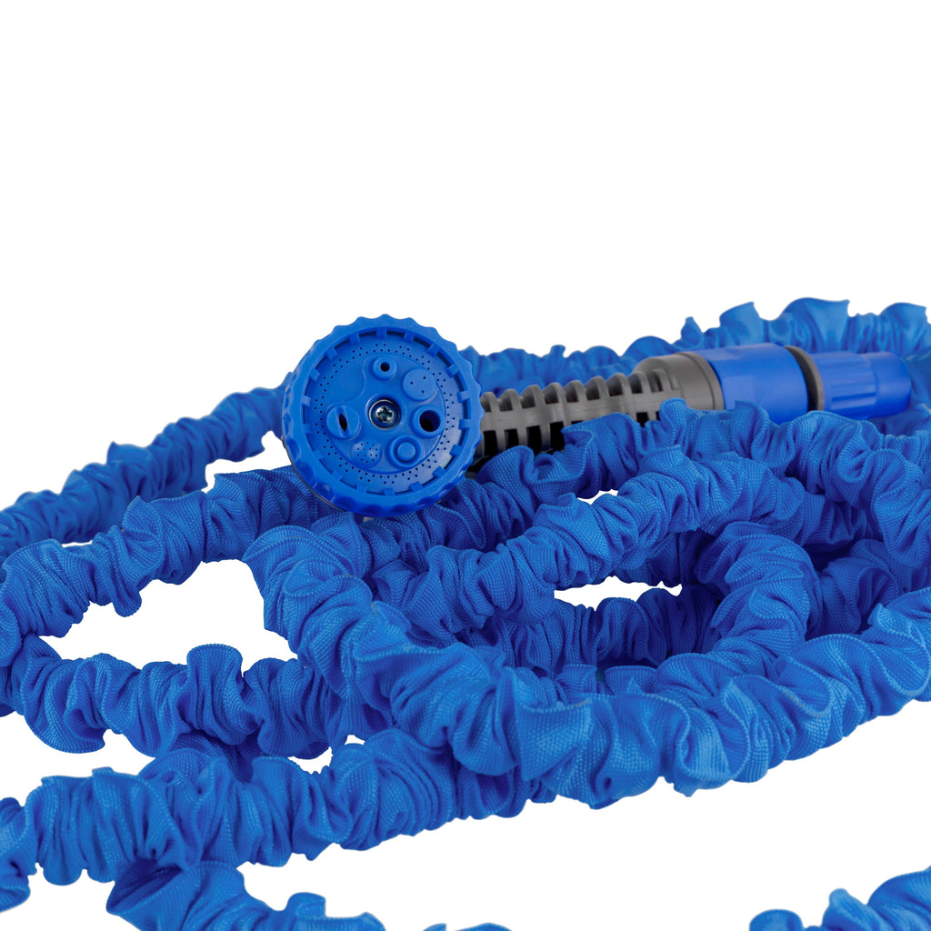 Expanding Trick Hose 15m - 45m Blue Outdoor Watering Kit Outdoor Hose Accessory